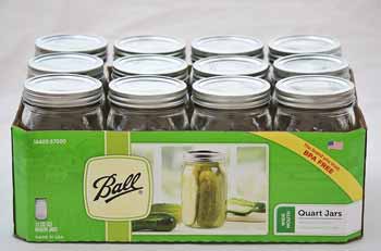 Wide Mouth Ball Quart Jars