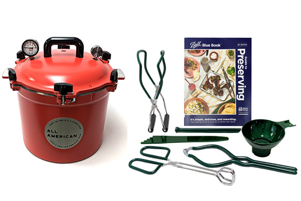 All American Red 21 Quart Pressure Canning Kit