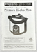 Presto 4017004 Recipe/Instruction Book