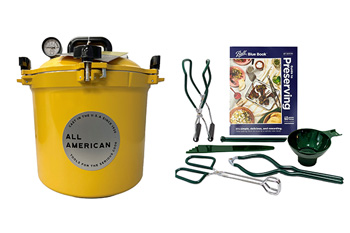 All American Yellow 21 Quart Pressure Canning Kit